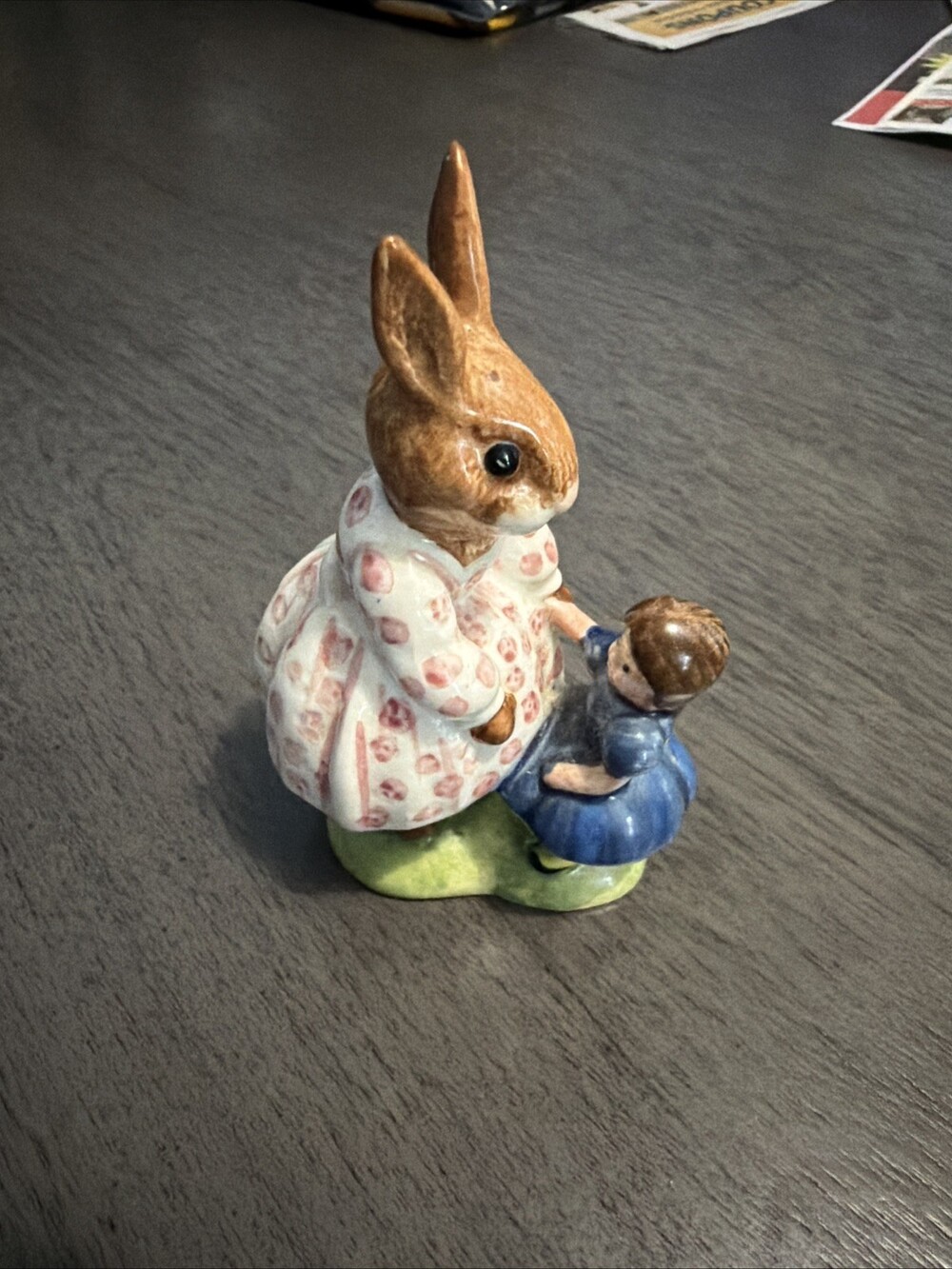 Royal Doulton DOLLIE Bunnykins PLAYTIME DB 8 1972 Figurine 4"